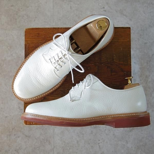 極上★チャーチ 70F/UK7【シャノンと同じ103ラスト★プレーントゥ/FULBECK】5都市ロゴ/グレインレザー/白/メンズ/Church's★h731