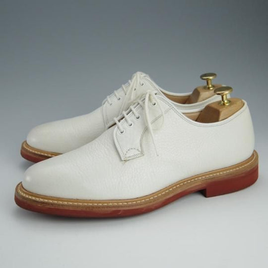 極上★チャーチ 70F/UK7【シャノンと同じ103ラスト★プレーントゥ/FULBECK】5都市ロゴ/グレインレザー/白/メンズ/Church's★h731