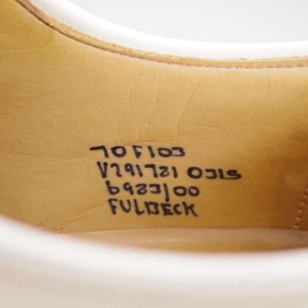 極上★チャーチ 70F/UK7【シャノンと同じ103ラスト★プレーントゥ/FULBECK】5都市ロゴ/グレインレザー/白/メンズ/Church's★h731