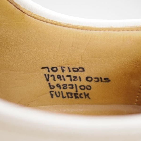 極上★チャーチ 70F/UK7【シャノンと同じ103ラスト★プレーントゥ/FULBECK】5都市ロゴ/グレインレザー/白/メンズ/Church's★h731