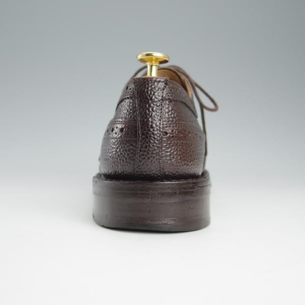 極上★トリッカーズ SIZE 7.5【現行定価8.5万円程度★ロングウイング/M6837】グレインレザー/エスプレッソ/濃茶/メンズ/Tricker's★h732