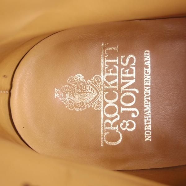 極美品★クロケット&ジョーンズ 8.5E【定価￥90,200-★ダイナイトソール/TETBURY】348ラスト/チャッカブーツ/濃茶/Crockett&Jones★h735