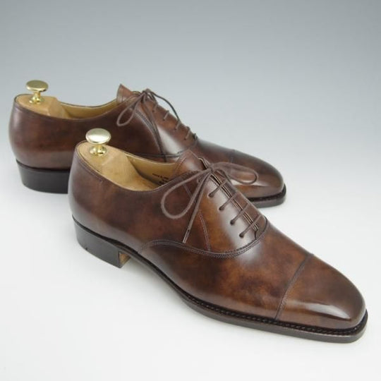 未使用★(東欧)VASS/ヴァーシュ SIZE 41【貴重★Uラスト/ロベルト・ウゴリーニ/Alt English】ミュージアムカーフ/茶★h736