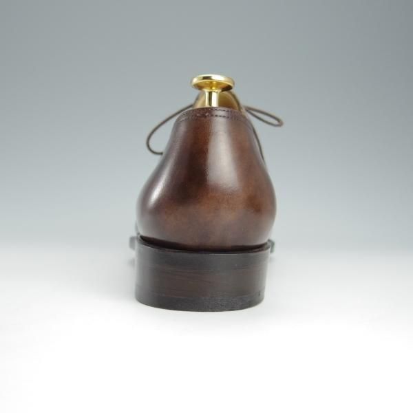 未使用★(東欧)VASS/ヴァーシュ SIZE 41【貴重★Uラスト/ロベルト・ウゴリーニ/Alt English】ミュージアムカーフ/茶★h736