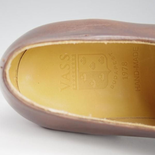 未使用★(東欧)VASS/ヴァーシュ SIZE 41【貴重★Uラスト/ロベルト・ウゴリーニ/Alt English】ミュージアムカーフ/茶★h736