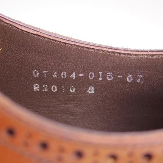 極上★三陽山長 SIZE 8【定価￥73,440-★琴四郎/R2010ラスト】セミブローグ/カーフ/茶/KINSHIRO/Sanyo Yamacho★h737