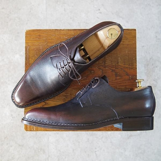 ほぼ試着程度★(伊)ストール・マンテラッシ SIZE 41【定価￥178,500-★ノルベジェーゼ製法/プレーントゥ】SUTOR MANTELLASSI★h738