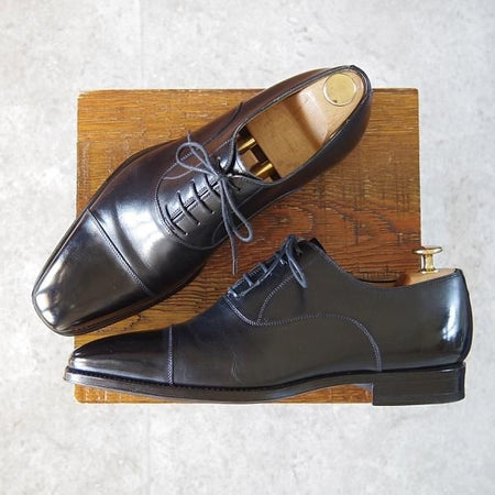 極美品★(スペイン製)マグナーニ SIZE 40【★ストレートチップ/12365】カーフ/黒/メンズ/MAGNANNI★h739