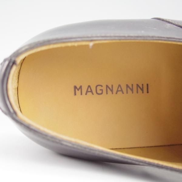 極美品★(スペイン製)マグナーニ SIZE 40【★ストレートチップ/12365】カーフ/黒/メンズ/MAGNANNI★h739