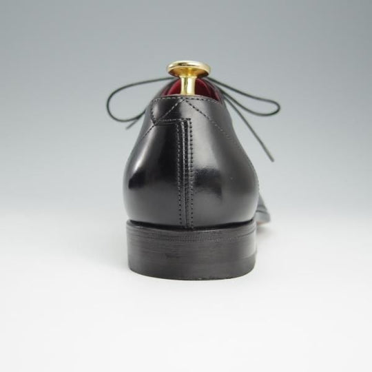 極美品★(伊)サントーニ SIZE 5【★オックスフォードシューズ/10039】カーフ/黒/メンズ/Santoni★h741