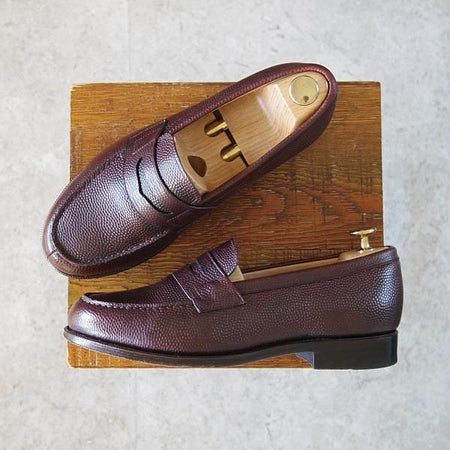 極上★RAYMAR/レイマー SIZE 7.5【★ハンドソーンウェルテッド製法/(ホーウィン社)シボ革】Earnest/コインローファー/濃茶/メンズ★h744