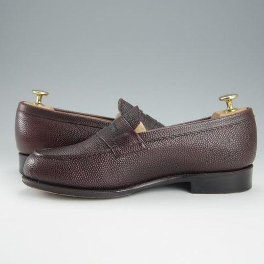 極上★RAYMAR/レイマー SIZE 7.5【★ハンドソーンウェルテッド製法/(ホーウィン社)シボ革】Earnest/コインローファー/濃茶/メンズ★h744