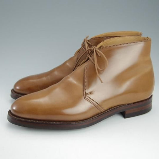 ほぼ試着程度★クロケット&ジョーンズ 6.5E【定価￥147,400-★ウイスキーコードバン/茶/CHERTSEY】チャートシー/Crockett&Jones★h746