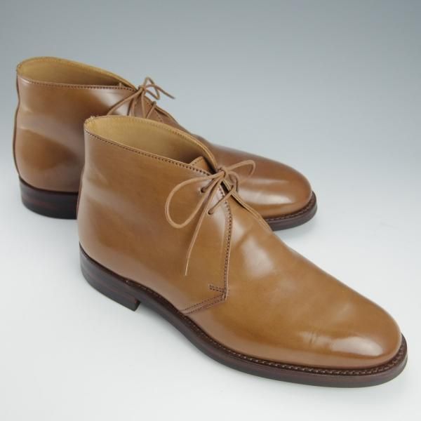 ほぼ試着程度★クロケット&ジョーンズ 6.5E【定価￥147,400-★ウイスキーコードバン/茶/CHERTSEY】チャートシー/Crockett&Jones★h746