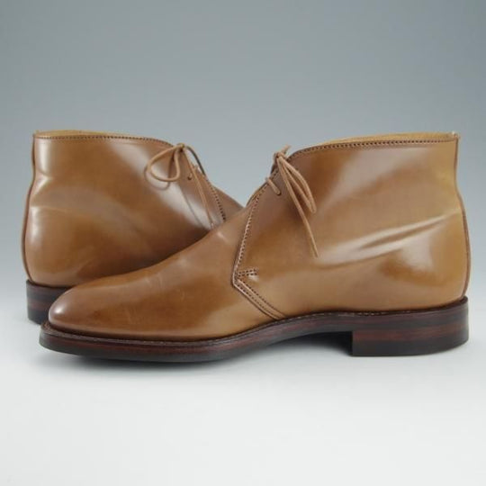 ほぼ試着程度★クロケット&ジョーンズ 6.5E【定価￥147,400-★ウイスキーコードバン/茶/CHERTSEY】チャートシー/Crockett&Jones★h746