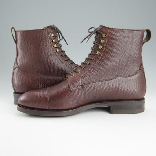 未使用★カルミナ SIZE 7【定価￥121,000-★貴重な復刻ロシアンカーフ(英：J&FJ BAKER社)/80791】ブーツ/茶/CARMINA★h748