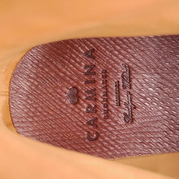 未使用★カルミナ SIZE 7【定価￥121,000-★貴重な復刻ロシアンカーフ(英：J&FJ BAKER社)/80791】ブーツ/茶/CARMINA★h748