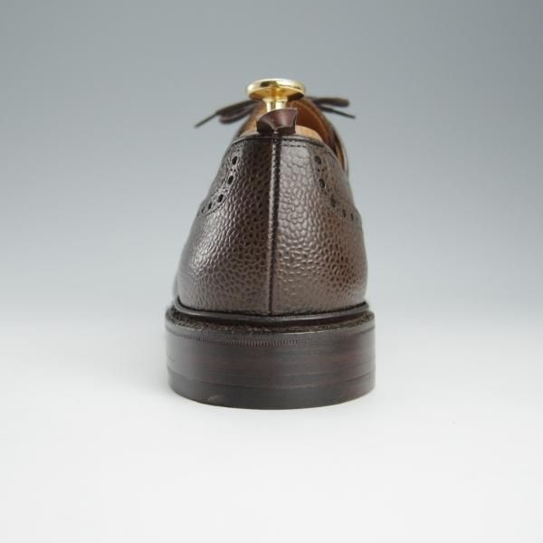 未使用★クロケット&ジョーンズ UK8/US8.5D【貴重★ブラックフリース別注/ブルックスブラザーズ】シボ革/濃茶/Crockett&Jones★h751