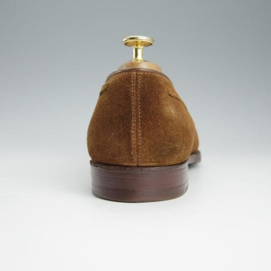 極美品★クロケット&ジョーンズ UK8/US8.5D【★(米)ラルフローレン別注/Ralph Lauren】タッセルローファー/茶/Crockett&Jones★h752