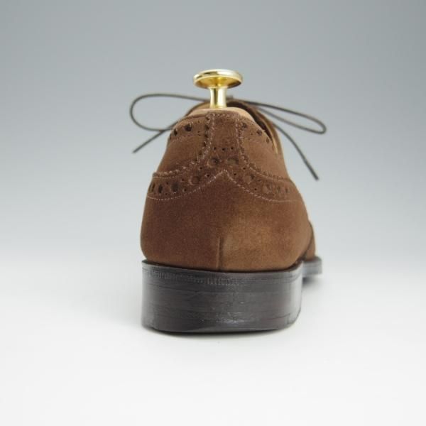 極上★チャーチ 75F/UK7.5【現行定価￥136,400-★100ラスト/CHETWYND/チェットウィンド】フルブローグ/スエード/茶/Church's★h755