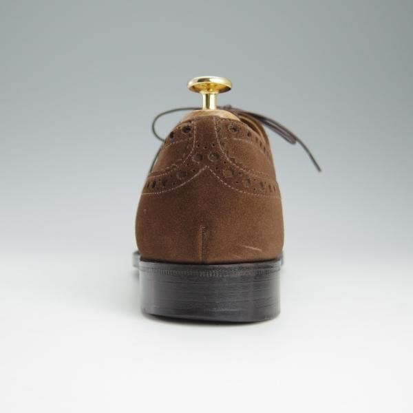 極上★チャーチ 75F/UK7.5【現行定価￥136,400-★100ラスト/CHETWYND/チェットウィンド】フルブローグ/スエード/茶/Church's★h755