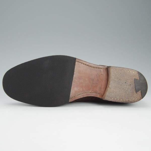 極上★チャーチ 75F/UK7.5【現行定価￥136,400-★100ラスト/CHETWYND/チェットウィンド】フルブローグ/スエード/茶/Church's★h755