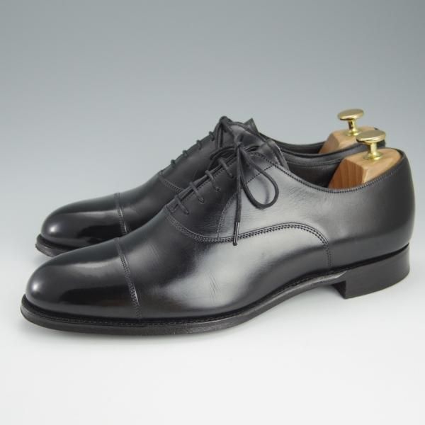 極美品★(英)チーニー 8.5F【定価￥64,900-★130ラスト/PHILIP/フィリップ】ストレートチップ/カーフ/黒/メンズ/CHEANEY★h756