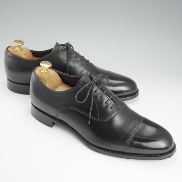 極美品★(英)チーニー 8.5F【定価￥64,900-★130ラスト/PHILIP/フィリップ】ストレートチップ/カーフ/黒/メンズ/CHEANEY★h756