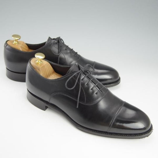 極美品★(英)チーニー 8.5F【定価￥64,900-★130ラスト/PHILIP/フィリップ】ストレートチップ/カーフ/黒/メンズ/CHEANEY★h756