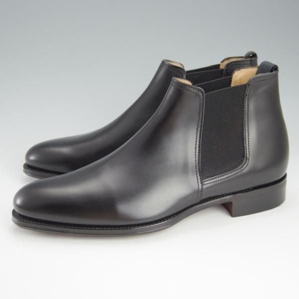 未使用★(英)アルフレッド・サージェント UK6【モデル定価￥81,000-★OWEN/サイドゴアブーツ】カーフ/黒/メンズ/Alfred Sargent★h758