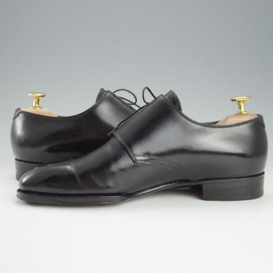 極上★(伊)エンツォ・ボナフェ SIZE 38/UK5程度【定価￥99,750-★(神田)大喜靴店別注/ハンドソーンウェルテッド製法】黒/Enzo Bonafe★h759