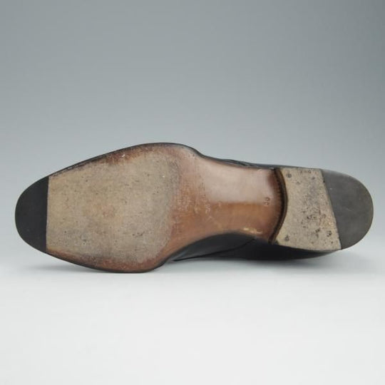 極上★(伊)エンツォ・ボナフェ SIZE 38/UK5程度【定価￥99,750-★(神田)大喜靴店別注/ハンドソーンウェルテッド製法】黒/Enzo Bonafe★h759