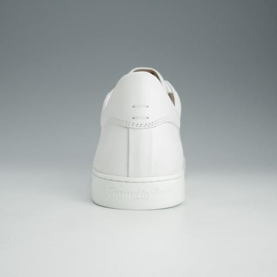 ほぼ未使用★(伊)Gianvito Rossi/ジャンヴィト・ロッシ SIZE 41【定価￥78,100-★レザースニーカー/白】カーフ/メンズ★h760