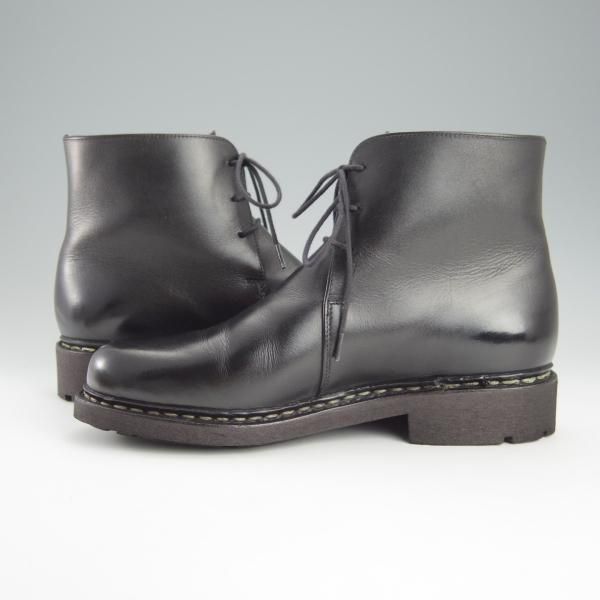 極美品★パラブーツ SIZE 5【定価￥71,500-★ブロワ/BLOIS】チャッカブーツ/TEXソール/リスレザー/NOIR/黒/メンズ/Paraboot★h763