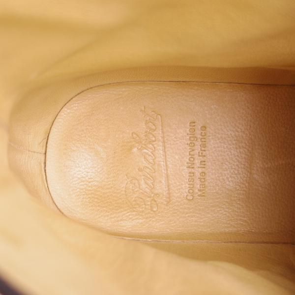 極美品★パラブーツ SIZE 5【定価￥71,500-★ブロワ/BLOIS】チャッカブーツ/TEXソール/リスレザー/NOIR/黒/メンズ/Paraboot★h763