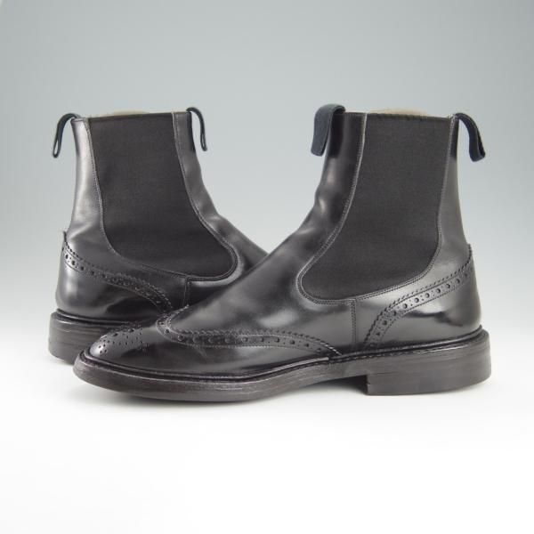 ★トリッカーズ SIZE 9【現行定価￥96,800-★ダイナイトソール仕様/HENRY】サイドゴアブーツ/M2754/カーフ/黒/メンズ/Tricker's★h764