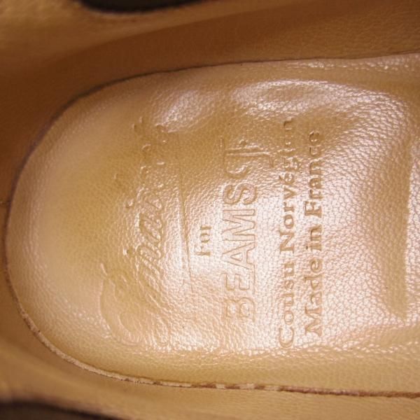 極美品★パラブーツ SIZE 5【定価￥79,200-★ビームスF別注/CHENAY】サイドゴアブーツ/スエード/濃茶/メンズ/BEAMS F/Paraboot★h765