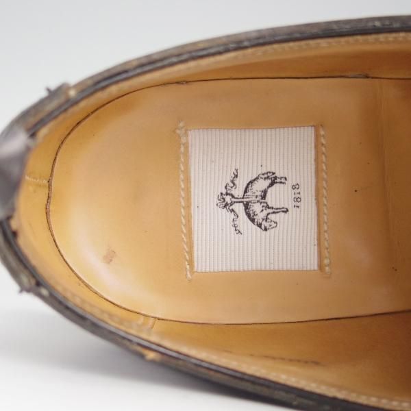 ★クロケット&ジョーンズ UK7.5/US8D【コードバン仕様★貴重/ブラックフリース別注(米：トムブラウン監修)】黒/ブルックスブラザーズ★h766