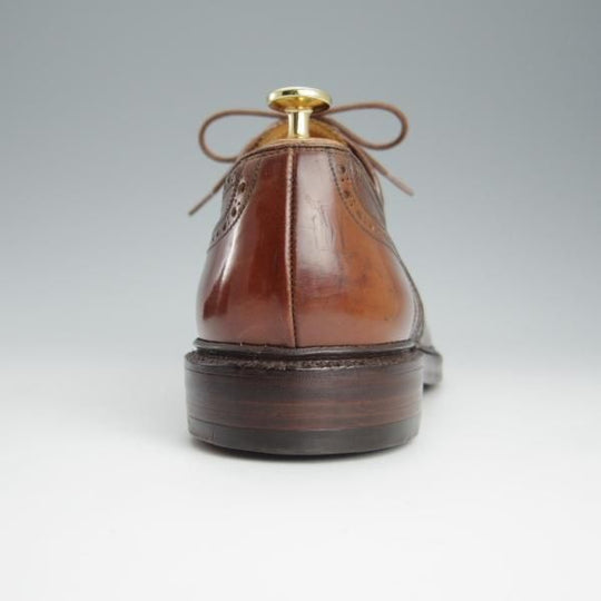 ★クロケット&ジョーンズ UK9.5/US10E【貴重★コードバン/茶/ラルフローレン別注】フルブローグ/メンズ/Ralph Lauren/Crockett&Jones★h767