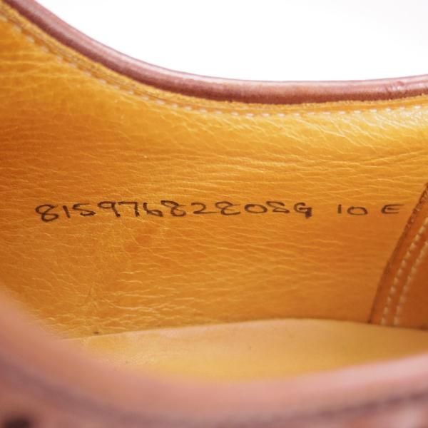 ★クロケット&ジョーンズ UK9.5/US10E【貴重★コードバン/茶/ラルフローレン別注】フルブローグ/メンズ/Ralph Lauren/Crockett&Jones★h767