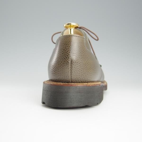 美品★パラブーツ SIZE 8.5【現行定価￥71,500-★飾りコバ仕様のシャンボード/CHAMBORD】Uチップ/グレインレザー/灰茶/Paraboot★h768