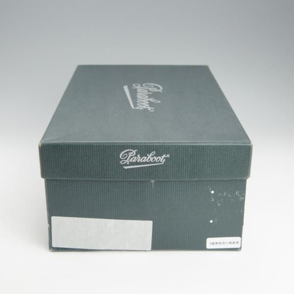 美品★パラブーツ SIZE 8.5【現行定価￥71,500-★飾りコバ仕様のシャンボード/CHAMBORD】Uチップ/グレインレザー/灰茶/Paraboot★h768