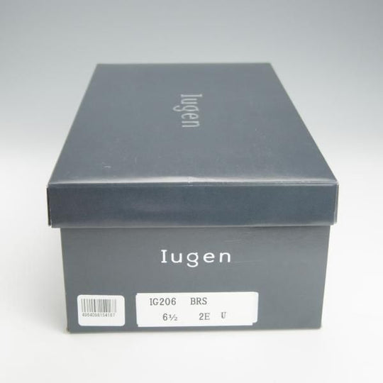 未使用★Iugen/イウゲン SIZE 6.5【定価￥39,600-★ローファー/IG206】モンクストラップ/スエード/薄茶/メンズ★h771