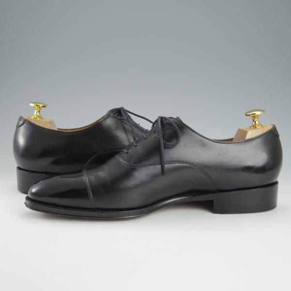 極美品★Oriental/オリエンタル SIZE 6.5【定価￥52,800-★HARTNETT3/ストレートチップ】7965ラスト/ボックスカーフ/黒/メンズ★h772