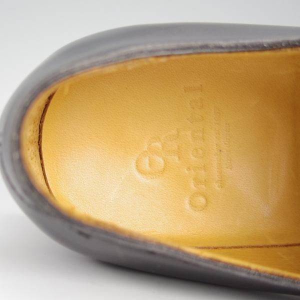 極美品★Oriental/オリエンタル SIZE 6.5【定価￥52,800-★HARTNETT3/ストレートチップ】7965ラスト/ボックスカーフ/黒/メンズ★h772