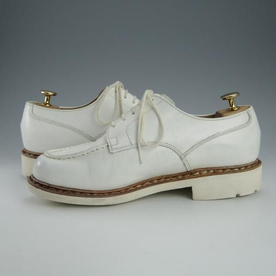 極上★パラブーツ SIZE 6【モデル定価￥71,500-★シャンボード/CHAMBORD】TEXソール/カーフ/白/Uチップ/メンズ/Paraboot★h775