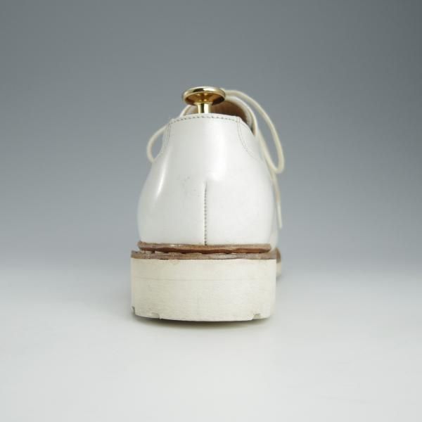 極上★パラブーツ SIZE 6【モデル定価￥71,500-★シャンボード/CHAMBORD】TEXソール/カーフ/白/Uチップ/メンズ/Paraboot★h775