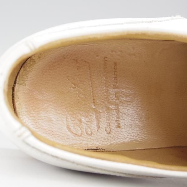 極上★パラブーツ SIZE 6【モデル定価￥71,500-★シャンボード/CHAMBORD】TEXソール/カーフ/白/Uチップ/メンズ/Paraboot★h775