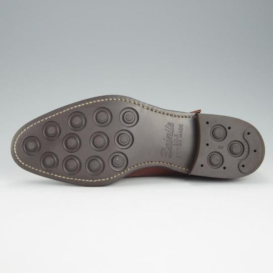 極美品★トレーディングポスト SIZE 6.5【定価￥51,700-★ダイナイトソール仕様/T606/撥水】ダブルモンク/茶/ユニオンロイヤル製★h777