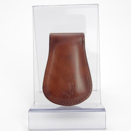 極上★ジョンロブ/JOHN LOBB【貴重★ミュージアムカーフ仕様/マネークリップ】パリジャンブラウン/茶/本革/小物/メンズ&レディース★h780